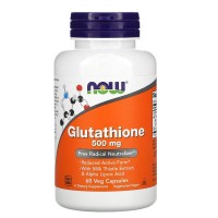 Glutathione 500 мг (глутатион) 60 растительных капсул NOW Foods