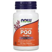 PQQ 40 мг EXTRA STRENGTH (пирролохинолинхинон, митохондрии) 50 растительных капсул NOW Foods