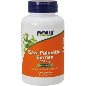 Saw Palmetto Berries 550 мг (Со Пальметто, карликовая пальма, Пальма сереноа) 100 желатиновых капсул NOW Foods