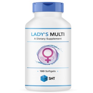 Ladys multi (мультивитамины для женщин) 180 мягких капсул SNT