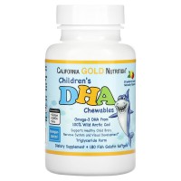 Childrens DHA Chewables (Докозагексаеновая кислота, омега, ДГК, рыбий жир) 180 жевательных таблеток California GOLD