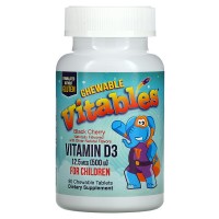 Vitamin D3 Chewable for Children (витамин D для детей) 90 жевательных таблеток Vitables