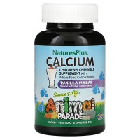 Calcium Childrens Chewable Animal Parade (кальций для детей) 90 жевательных таблеток Natures Plus