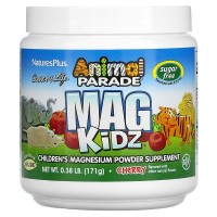 Mag Kidz Childrens Magnesium Animal Parade (магний для детей) 171 грамм Natures Plus