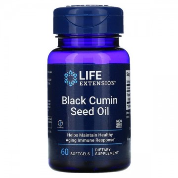 Black Cumin Seed Oil (масло семян чёрного тмина) 60 мягких капсул Life Extension