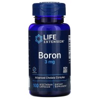 Boron 3 мг (бор) 100 растительных капсул Life Extension