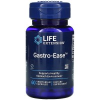 Gastro-Ease (лактобактерии, цинк L-карнозин) 60 растительных капсул Life Extension