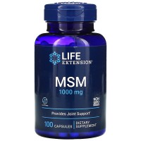 MSM 1000 мг (метилсульфонилметан) 100 капсул Life Extension