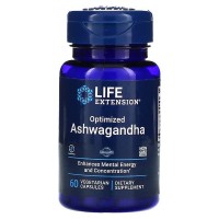 Optimized Ashwagandha (ашваганда) 60 растительных капсул Life Extension