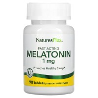 Fast Acting Melatonin 1 мг (мелатонин быстрого действия) 90 таблеток Natures Plus