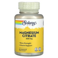Magnesium Citrate 133 мг (магний, цитрат магния) 90 капсул Solaray