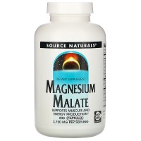 Magnesium Malate 3750 мг (магний, магния малат) 200 капсул Source Naturals