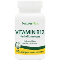 Vitamin B12 1000 мкг (витамин B, метилкобаламин) 90 леденцов Natures Plus