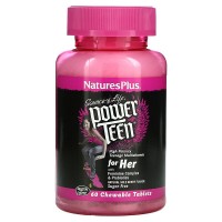 Power Teen for Her (мультивитаминная добавка для подростков девочек) 60 жевательных таблеток Natures Plus