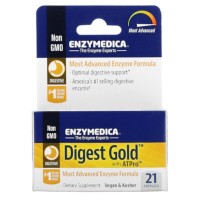 Digest Gold with ATPro (пищеварительные ферменты, энзимы) 21 растительных капсул ENZYMEDICA