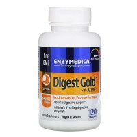Digest Gold with ATPro (пищеварительные ферменты, энзимы) 120 растительных капсул ENZYMEDICA