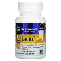 Lacto (лактаза, пищеварительные ферменты) 30 растительных капсул Enzymedica