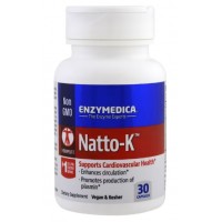 Natto-K (наттокиназа для улучшения кровообращения) 30 растительных капсул Enzymedica