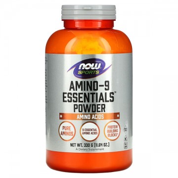 Amino-9 Essentials Powder (аминокислоты) 330 грамм NOW Foods
