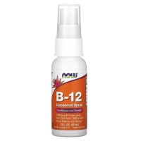 B-12 Liposomal Spray 1000 мкг (витамин B12) 59 мл NOW Foods