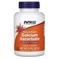 Pure Buffered Calcium Ascorbate Vitamin C Powder (витамин C, аскорбат кальция) 227 грамм NOW Foods