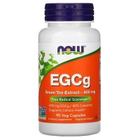 EGCg Green Tea Extract 400 мг (экстракт зелёного чая) 90 растительных капсул NOW Foods