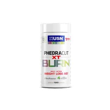 Phedra Cut Burn XT (жиросжигатель, кофеин, экстракт зелёного чая, тирозин, биоперин) 120 капсул USN