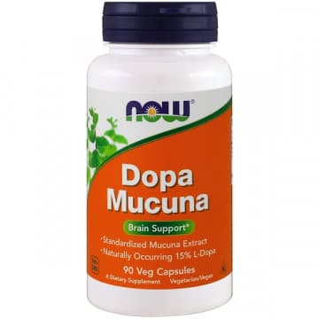 DOPA Mucuna (Мукуна жгучая) 90 растительных капсул NOW Foods
