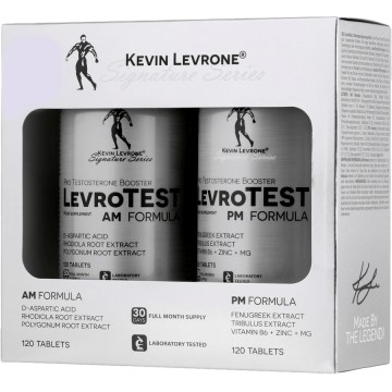 LevroTEST AM PM Formula (тестобустер, увеличение тестостерона) 2*120 капсул Kevin Levrone