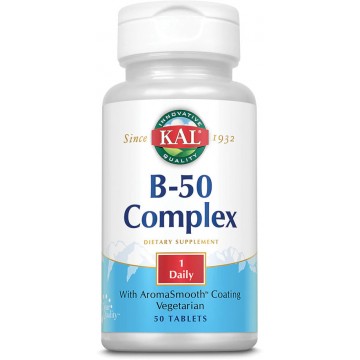 B-50 Complex (витамины B) 50 таблеток KAL