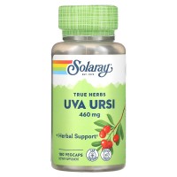 Uva Ursi Leaf (Листья Толокнянки) 460 мг 100 растительных капсул Solaray