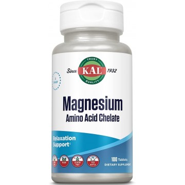 Magnesium Amino Acid Chelate (магний хелат) 220 мг 100 таблеток KAL