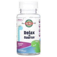 Relax-a-Saurus (смесь с L-теанином) 30 жевательных таблеток KAL