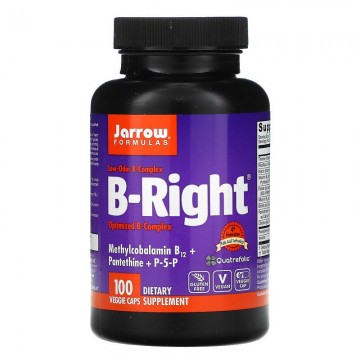 B-Right (витамины группы B) 100 растительных капсул Jarrow Formulas