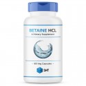 Betaine HCL (бетаина гидрохлорид) 60 растительных капсул SNT