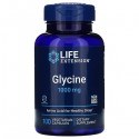 Glycine 1000 мг (глицин, аминокислота) 100 растительных капсул Life Extension