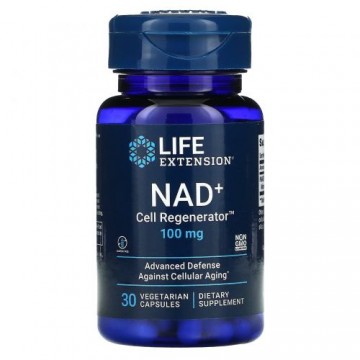 NAD+ Cell Regenerator 100 мг (Никотинамид Рибозид) 30 растительных какпсул LIFE Extension