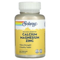 Calcium Magnesium Zinc 100 растительных капсул Solaray
