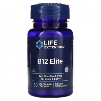 B12 Elite (витамин B12) 60 растительных пастилок Life Extension