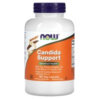 Candida Support (поддержка здоровья кишечника) 180 растительных капсул NOW Foods