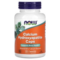 CALCIUM HYDROXYAPATITE  (кальций, гидроксиапатит кальция для костей) 120 капсул NOW Foods