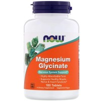 Magnesium Glycinate (магния, глицинат) 180 таблеток NOW Foods