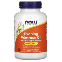 Evening Primrose Oil 1000 mg (масло вечерней примулы) 90 желатиновых капсул NOW Foods
