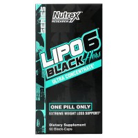 Жиросжишатель для женщин Липо 6 Nutrex Lipo-6 black HERS ULTRA CONCENTRATE USA 60 капсул