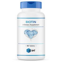 Biotin 10000 мкг (биотин, витамины B) 60 таблеток SNT