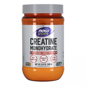 CREATINE MONOHYDRATE 100% PURE (креатин моногидрат) 600 грамм NOW Foods