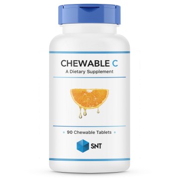 CHEWABLE VITAMIN C 500 мг (жевательный витамин С) 90 таблеток SNT