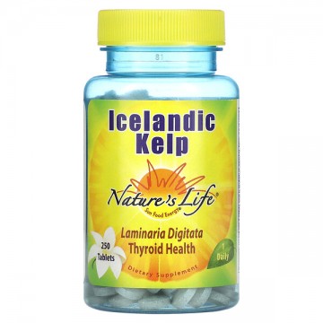 Йод Natures Life,Icelandic Kelp, 250 таблеток