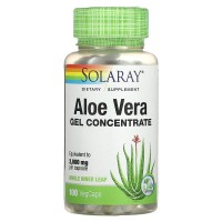 Алоэ вера Aloe Vera Gel Concentrate 2000 mg, 100 растительных капсул