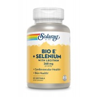 Витамин Е и селен Solaray Bio Vitamin E with Selenium 268 mg 60 гелевых капсул